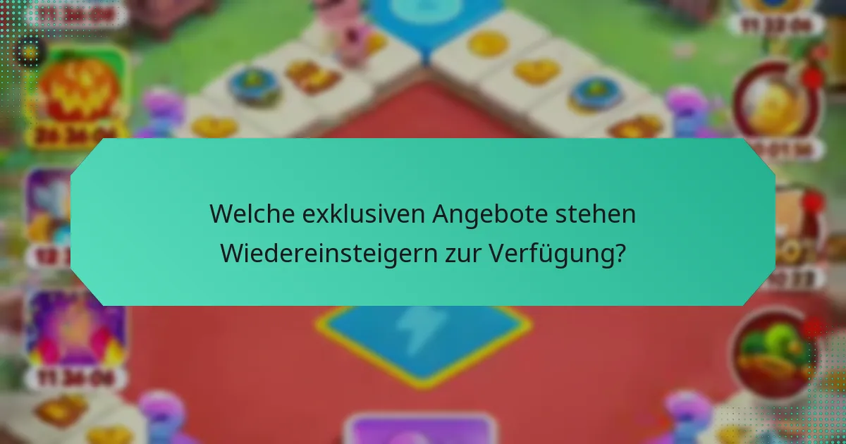 Welche exklusiven Angebote stehen Wiedereinsteigern zur Verfügung?