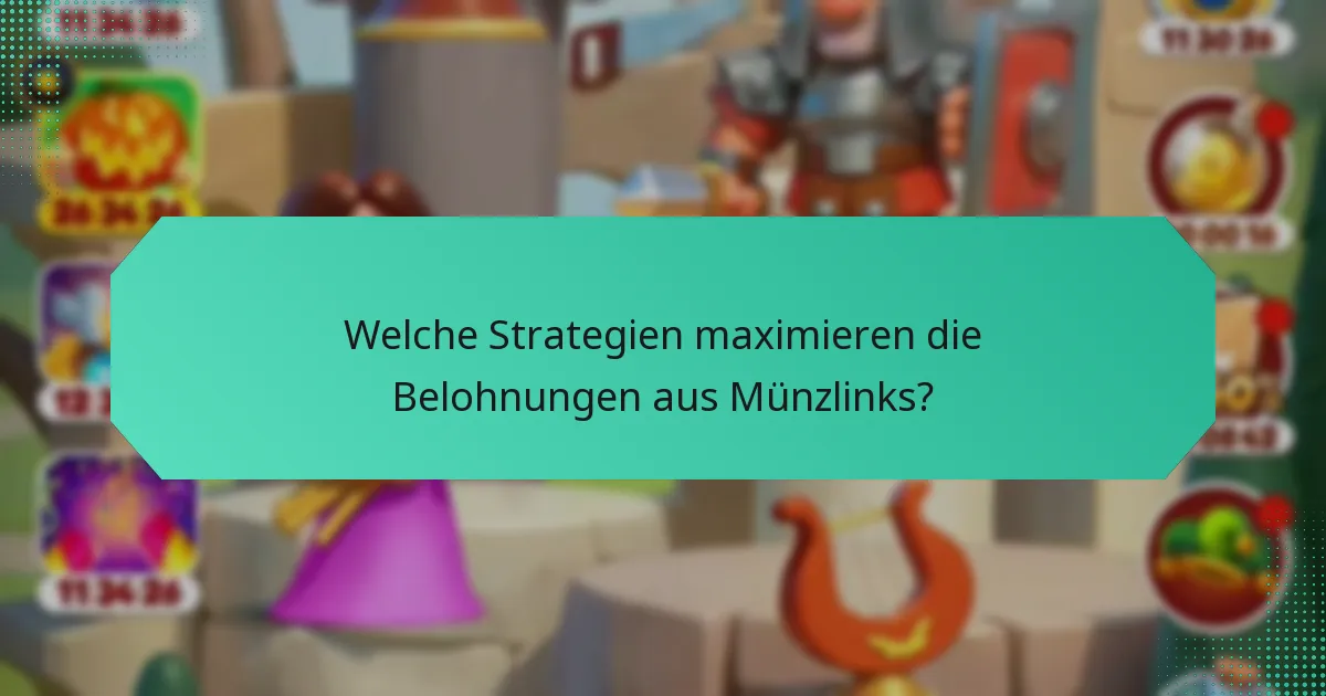 Welche Strategien maximieren die Belohnungen aus Münzlinks?