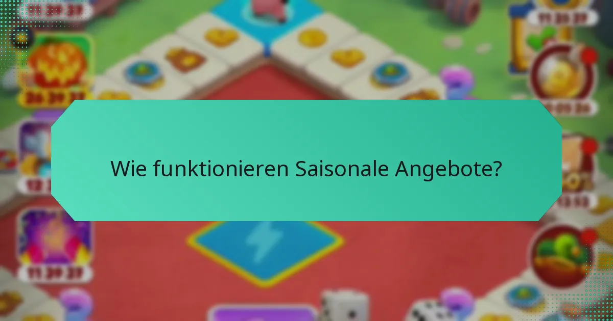 Wie funktionieren Saisonale Angebote?