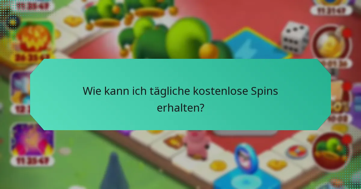 Wie kann ich tägliche kostenlose Spins erhalten?